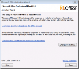 Office Activation on ShowMyOffice